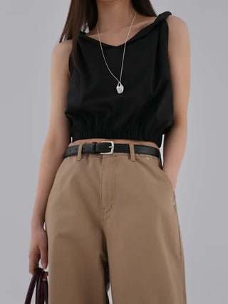 Blin Crop Twist Blouse