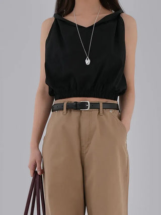 Blin Crop Twist Blouse