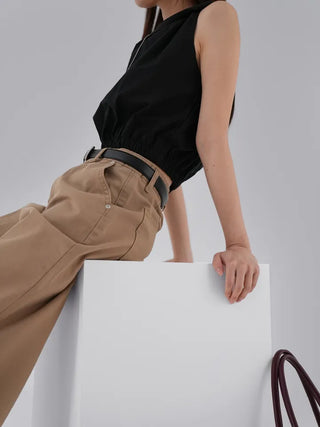 Blin Crop Twist Blouse