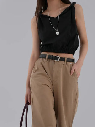 Blin Crop Twist Blouse