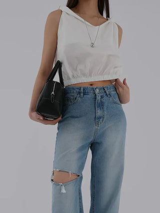 Blin Crop Twist Blouse