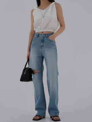 Blin Crop Twist Blouse