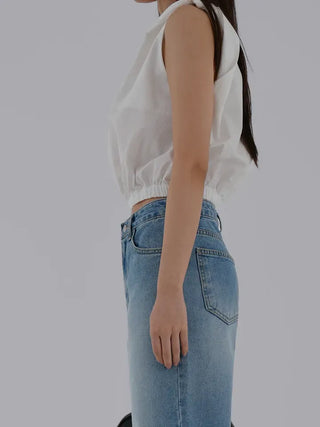 Blin Crop Twist Blouse