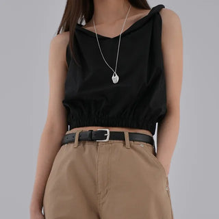 Blin Crop Twist Blouse