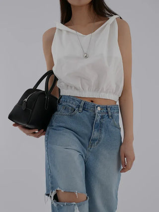 Blin Crop Twist Blouse