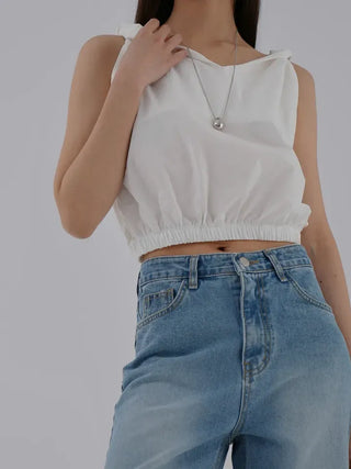 Blin Crop Twist Blouse