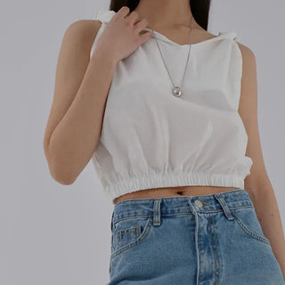 Blin Crop Twist Blouse