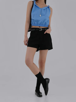 Blin Crop Twist Blouse