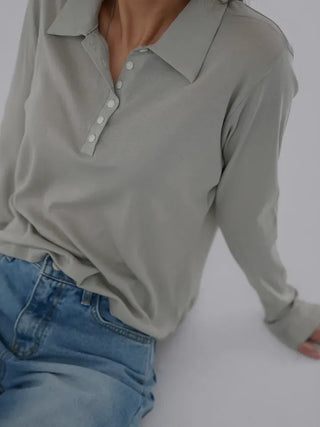 Ruby Plain Collared Tee
