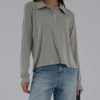 Ruby Plain Collared Tee