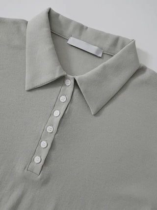Ruby Plain Collared Tee