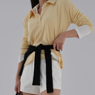 Ruby Plain Collared Tee