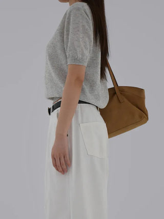 Sori Round Neck Short Sleeve Knit