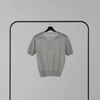 Sori Round Neck Short Sleeve Knit