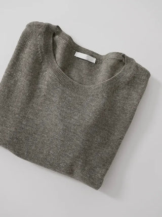 Sori Round Neck Short Sleeve Knit