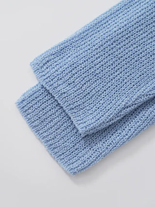 V-ming V-neck See-through Knit