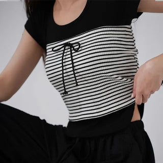 Chaili Stripe Banding Tube Top