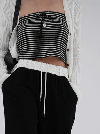 Chaili Stripe Banding Tube Top