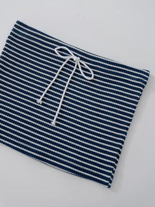 Chaili Stripe Banding Tube Top