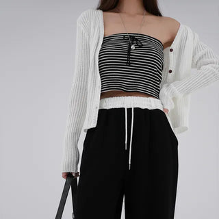 Chaili Stripe Banding Tube Top
