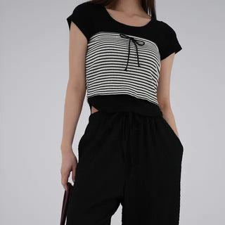 Chaili Stripe Banding Tube Top
