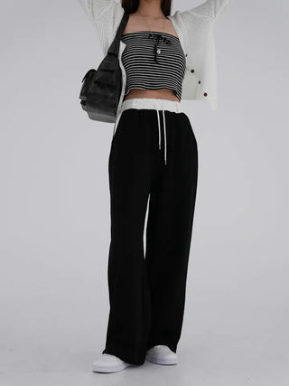Ront Color Block Wide Pants
