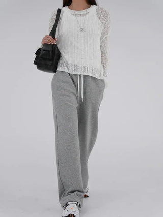 Ront Color Block Wide Pants