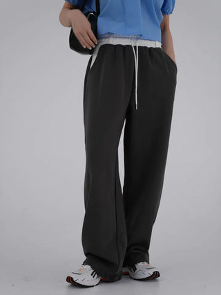 Ront Color Block Wide Pants