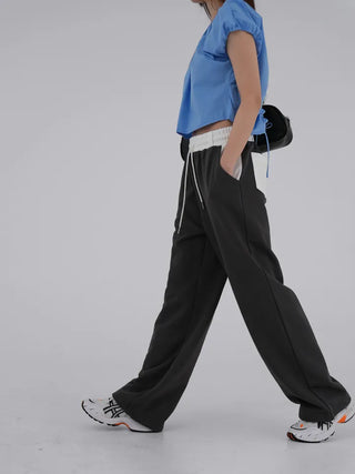 Ront Color Block Wide Pants