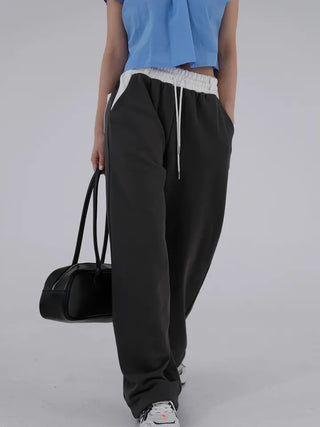 Ront Color Block Wide Pants