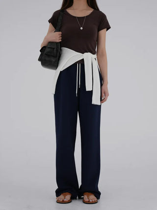 Ront Color Block Wide Pants