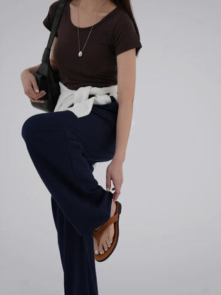 Ront Color Block Wide Pants