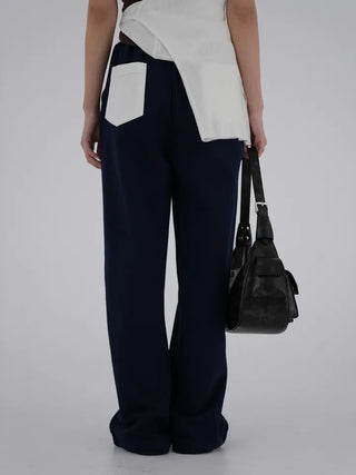 Ront Color Block Wide Pants