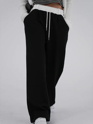 Ront Color Block Wide Pants