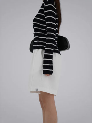Reu V-neck Ribbed Cardigan
