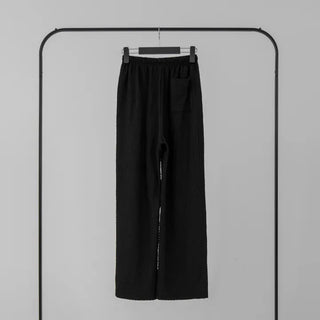 Franc Embossed Straight Pants