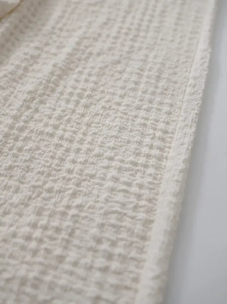 Franc Embossed Straight Pants