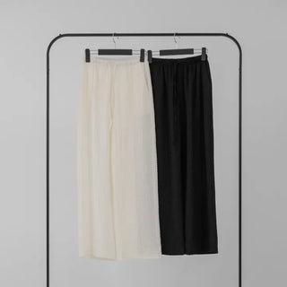Franc Embossed Straight Pants