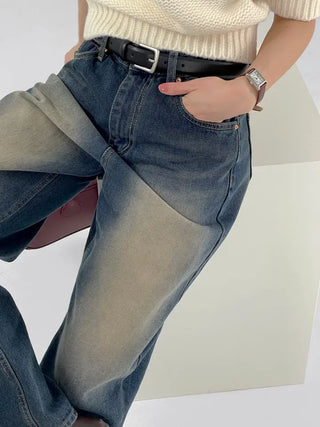 IRO Vintage Washed Wide Denim Pants