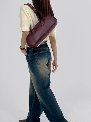 IRO Vintage Washed Wide Denim Pants