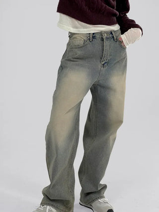 IRO Vintage Washed Wide Denim Pants