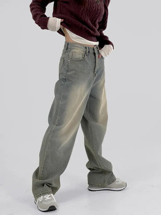 IRO Vintage Washed Wide Denim Pants