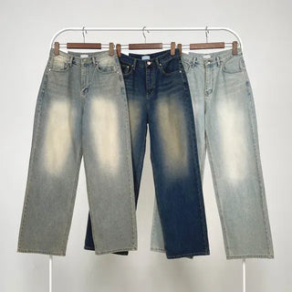 IRO Vintage Washed Wide Denim Pants