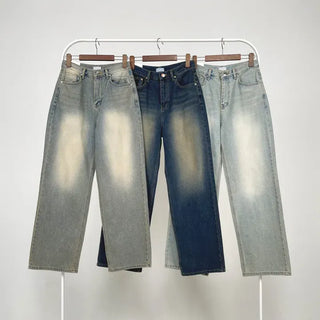 IRO Vintage Washed Wide Denim Pants
