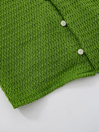 Lonely Button Sleeveless Knit