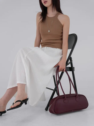 Slit Halterneck Sleeveless Knit
