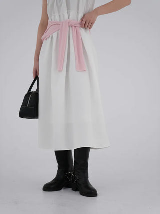 Mati Shirred Ribbon Dress