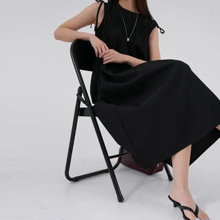 Mati Shirred Ribbon Dress