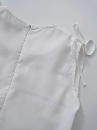 Mati Shirred Ribbon Dress