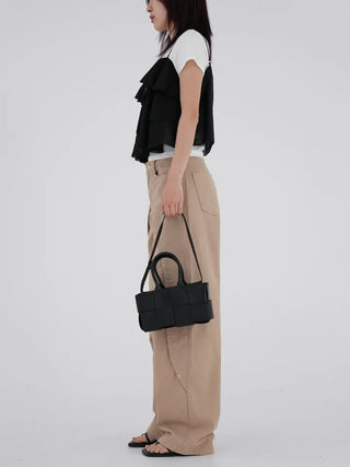 Mode Tencel Frill Bustier